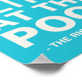 La vie est meilleure dans la piscine Impression pe (Coin)