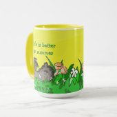 La vie est meilleure dans la tasse d'été (Devant gauche)