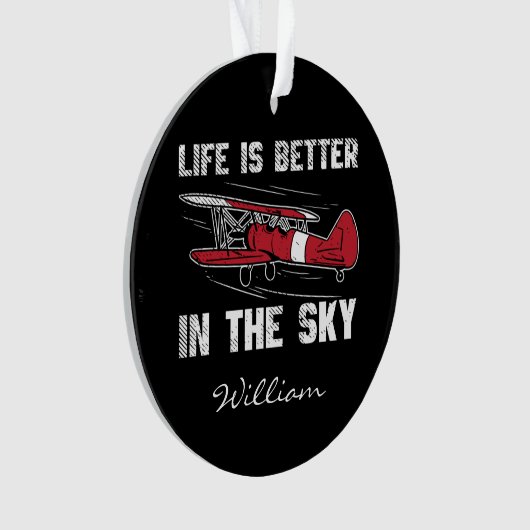 La vie est meilleure dans le ciel Pilote Noël (devant)