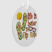 La vie est meilleure en tongs | Vibes d'été (devant)