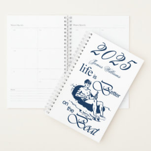 La vie est meilleure sur le bateau Funny Rowboat C