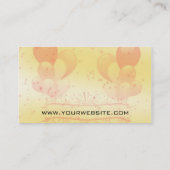 La vie est pleine du carte de visite de surprises (Dos)