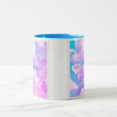 La Vie Est Si Belle Mug - Sky Blue Aesthétique Cup (Centre)