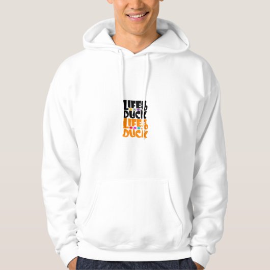 La vie est tellement canard ! Sweat à capuche (Devant)