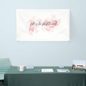 La vie est trop courte pour attendre Bannière - Mo (Salon professionnel)