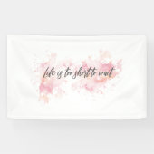 La vie est trop courte pour attendre Bannière - Mo (Horizontal)