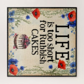 La vie est trop courte Puzzle (Horizontal)