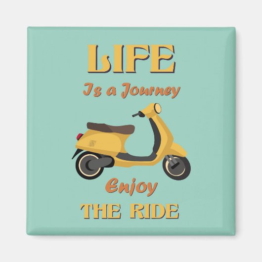 La vie est un aimant de voyage (Devant)
