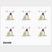 La vie est un Hérisson cadeau et un Sticker à fleu (Feuille)