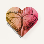 La vie est un magnifique Carnet papillon (Devant)