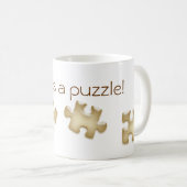 La vie est un puzzle Mug (Devant droit)