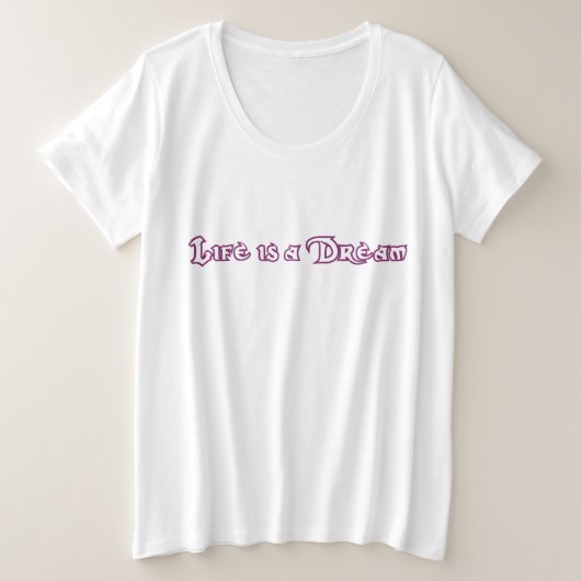 "La vie est un rêve" - conception par Maaya Prints (Design devant)