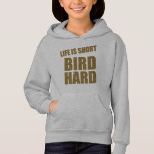 La Vie Est Un Sweatshirt Dur À Oiseau Court