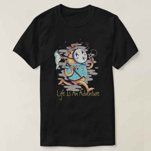 La Vie Est Un T-Shirt D'Aventure (Design devant)