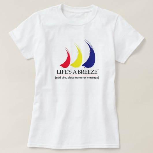 La vie est un T-shirt de (Design devant)