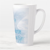 La Vie Est Un Test Ciel Est Le Cadeau Latte Mug (Droite)