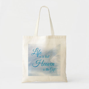 La Vie Est Un Test Ciel Est Le Sac fourre-tout Cad
