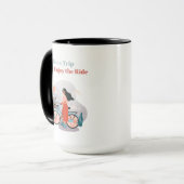 La vie est un voyage café Mug (Devant gauche)