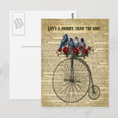 La vie est un voyage Profitez de la carte postale (Devant / Derrière)