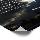 La Vie Est Une Affiche De Citation De Tempête (Coin)