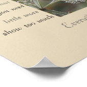 La vie est une affiche finie et fragile (Coin)