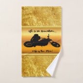 La vie est une aventure profiter de la promenade (Serviette à main)