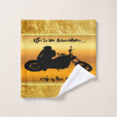 La vie est une aventure profiter de la promenade (Gant de toilette)