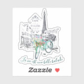 La vie est une belle balade sticker (Vel)