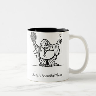 La vie est une belle tasse de café de Bouddha de