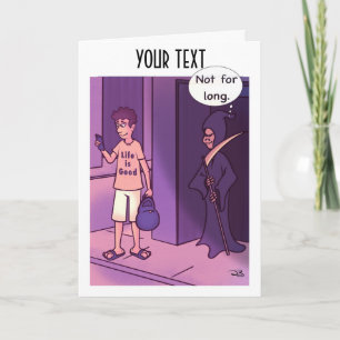 La vie est une bonne carte de voeux pliée