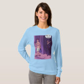 La vie est une bonne T-shirt à long feutre pour fe (Devant entier)