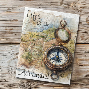 La vie est une boussole d'aventure Puzzle