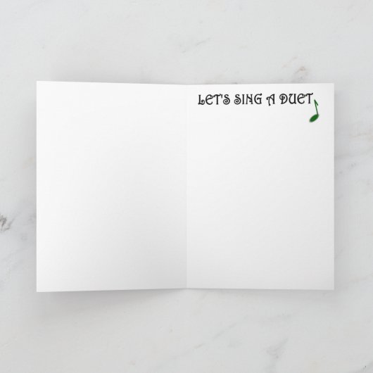 LA VIE EST UNE CARTE DE CHANSON (Intérieur)