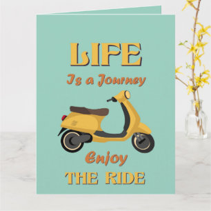 La vie est une carte de voeux de voyage