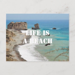 La vie est une carte postale de plage