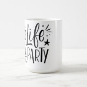 "La vie est une fête" Céramique Mug (Centre)
