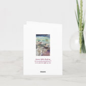 La vie est une grande carte en toile (Dos)