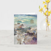 La vie est une grande carte en toile (Fleur jaune)