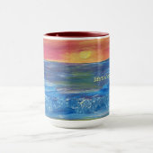 La vie est une Mug au coucher du soleil (Centre)