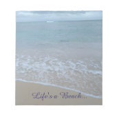 La vie est une plage... bloc-notes (Devant)