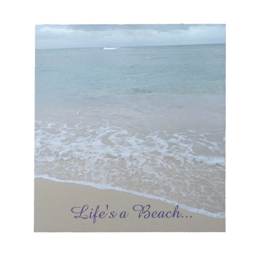 La vie est une plage... bloc-notes (Devant)