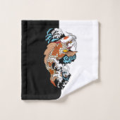 La vie est une question d'équilibre. Poisson koi c (Gant de toilette)