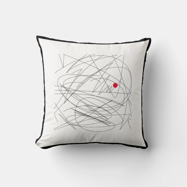 La vie. Focus. Coussin de coussin minimalisme Abst (Recto)