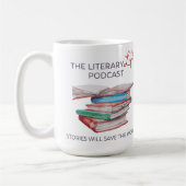 La Vie littéraire, une mug de 15 oz (Gauche)