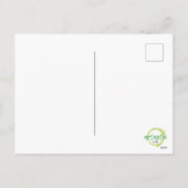 "La vie ne parle pas", citation Carte postale (Dos)