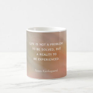 La vie n'est pas un problème - tasse de café