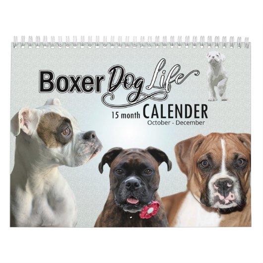 La vie officielle des chiens de boxe - Calendrier  (Protection)
