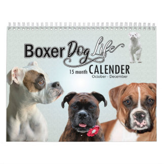 La vie officielle des chiens de boxe - Calendrier 