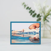 La Vie Parisienne - Bathers Reflection Briefkaart (Staand voorkant)