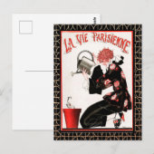 La Vie Parisienne - Het Briefkaart van de bloemen (Voorkant / Achterkant)